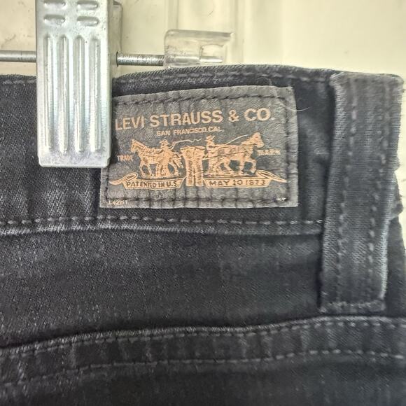 Vintage Levis 512 Jeans Women’s Sz 14 Black Bootcut Perfectly Slimming Y2K Denim - Picture 5 of 8